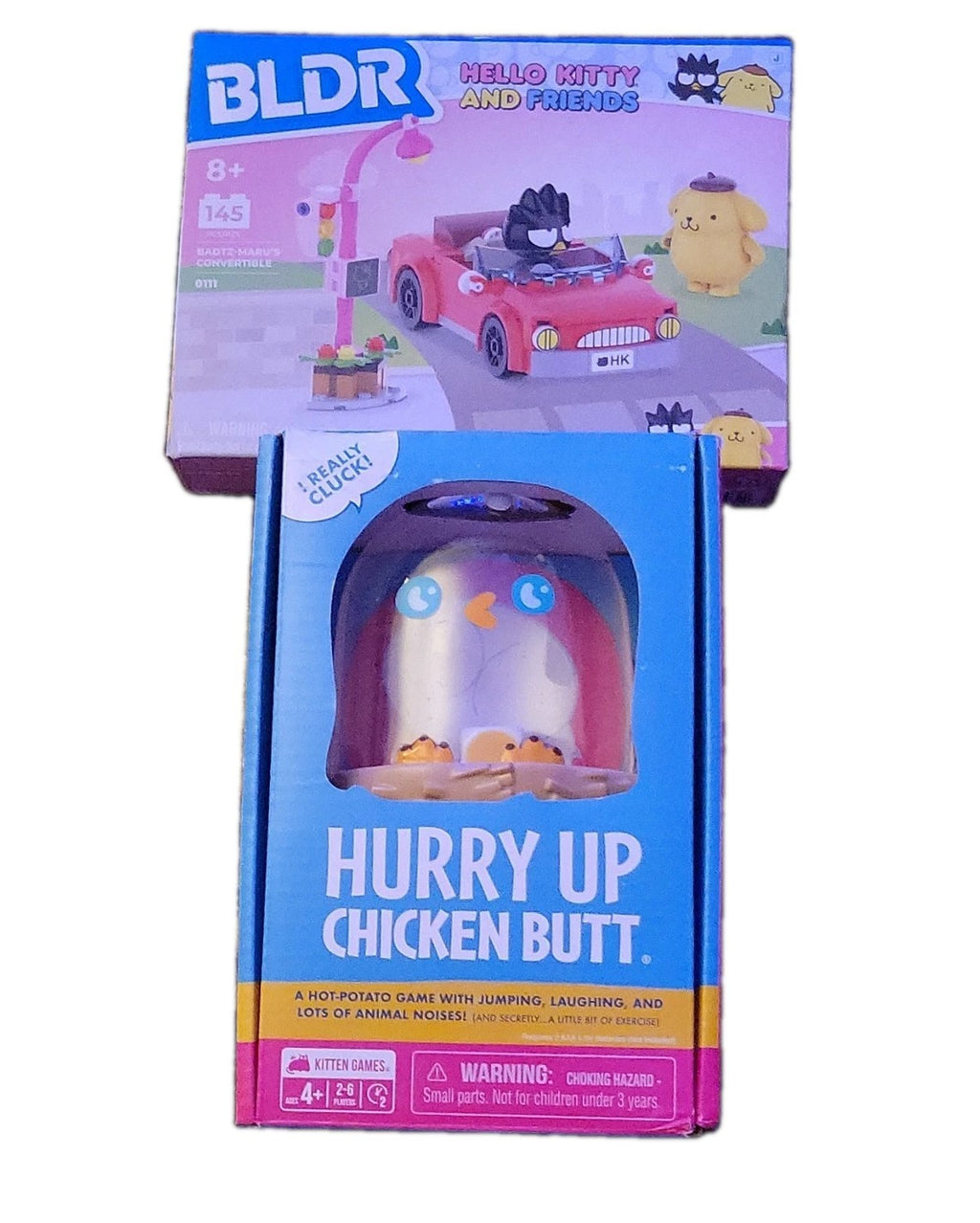 Hello Kitty  & Kitten & Hurry Up Chicken Butt Game