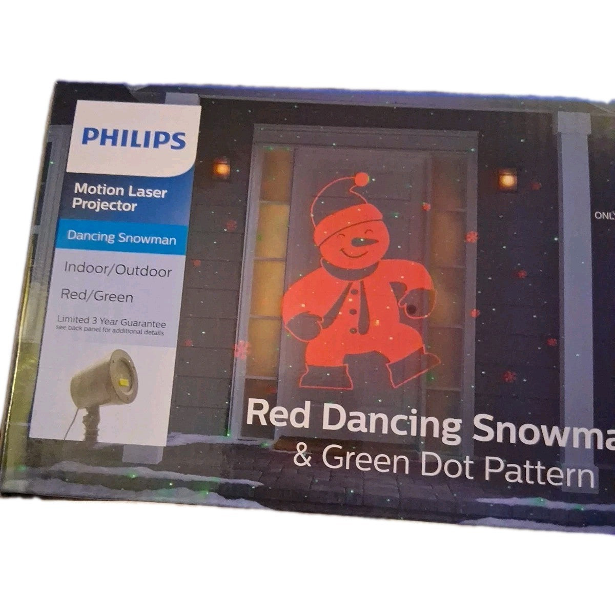 Red Dancing Snowman Projector