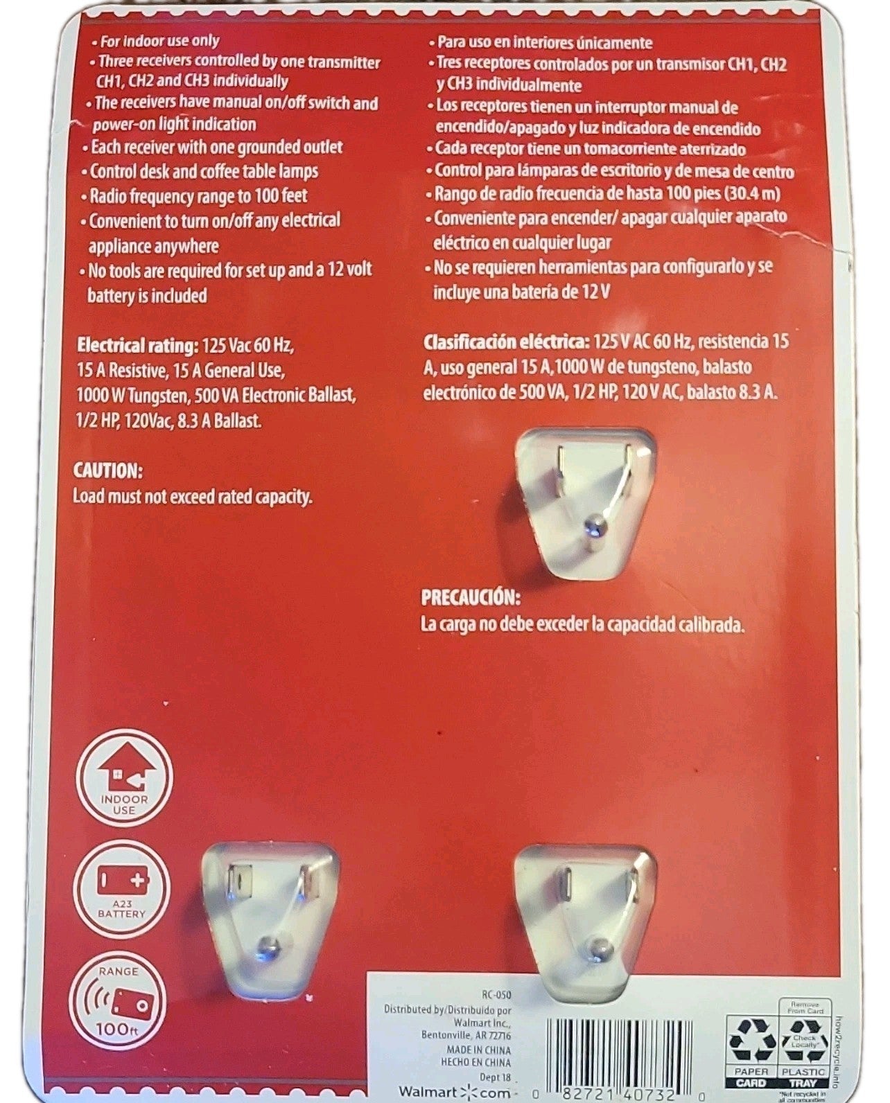 3 Outlets With Remote