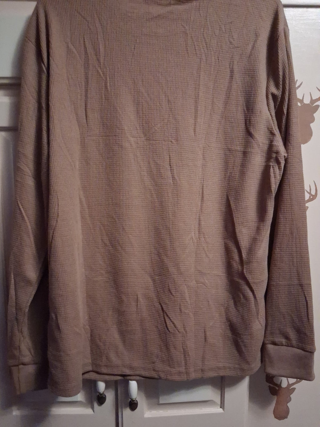 COOFANDY Mens Waffle Henley Shirt