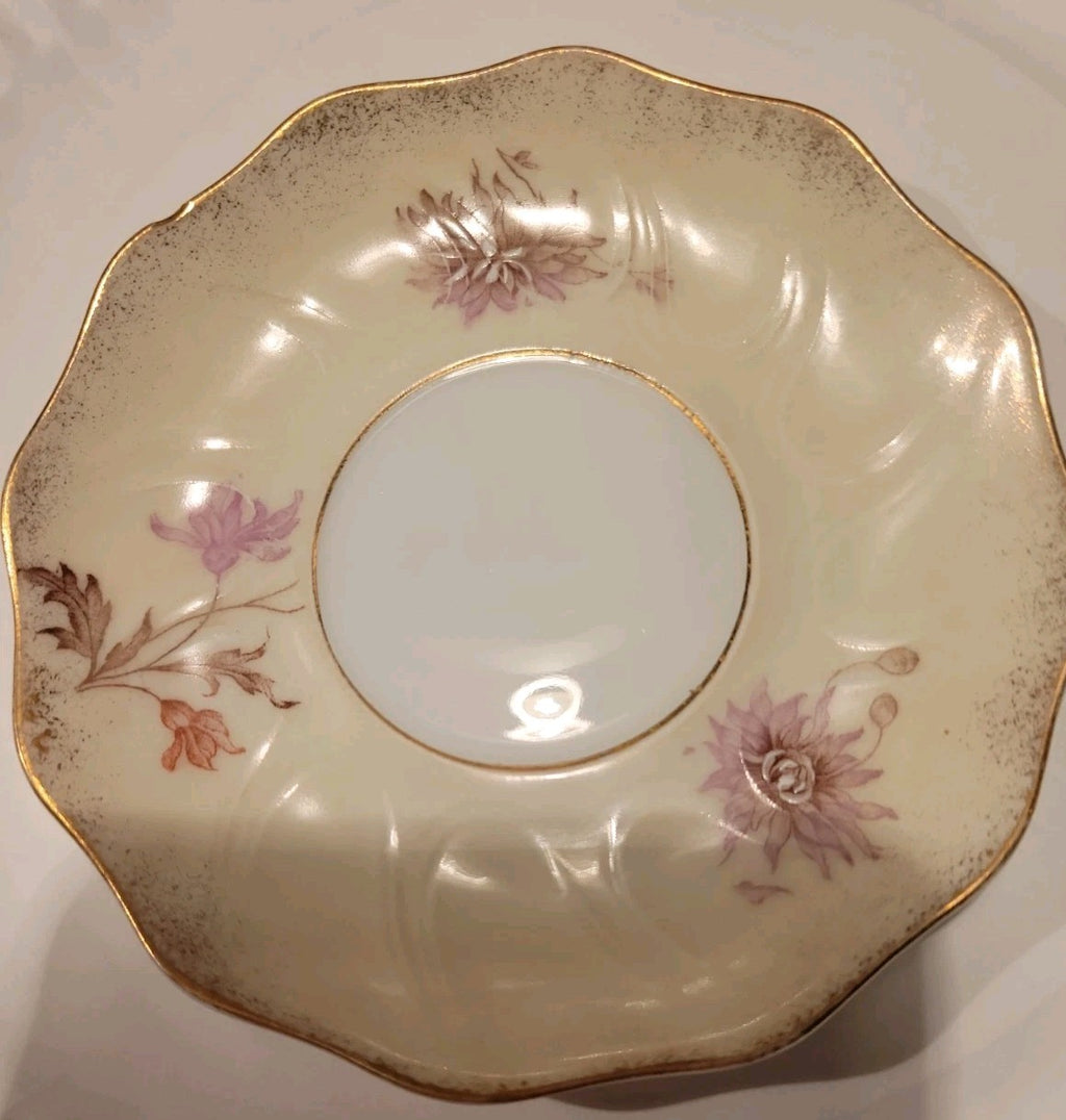 Pompadour saucer Hand Painted