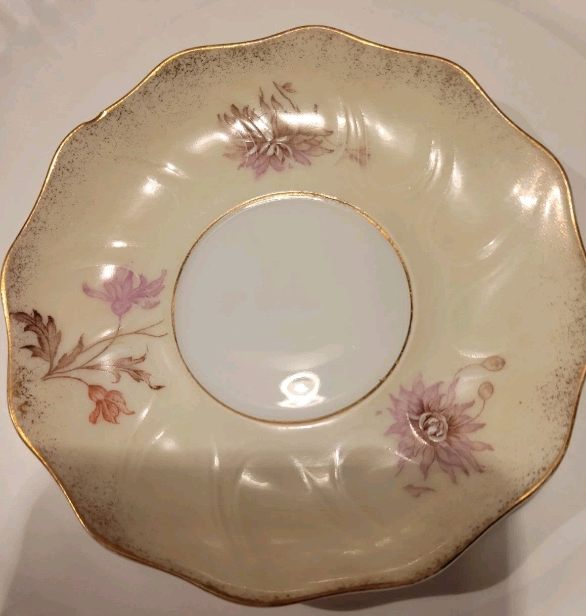 Pompadour saucer Hand Painted