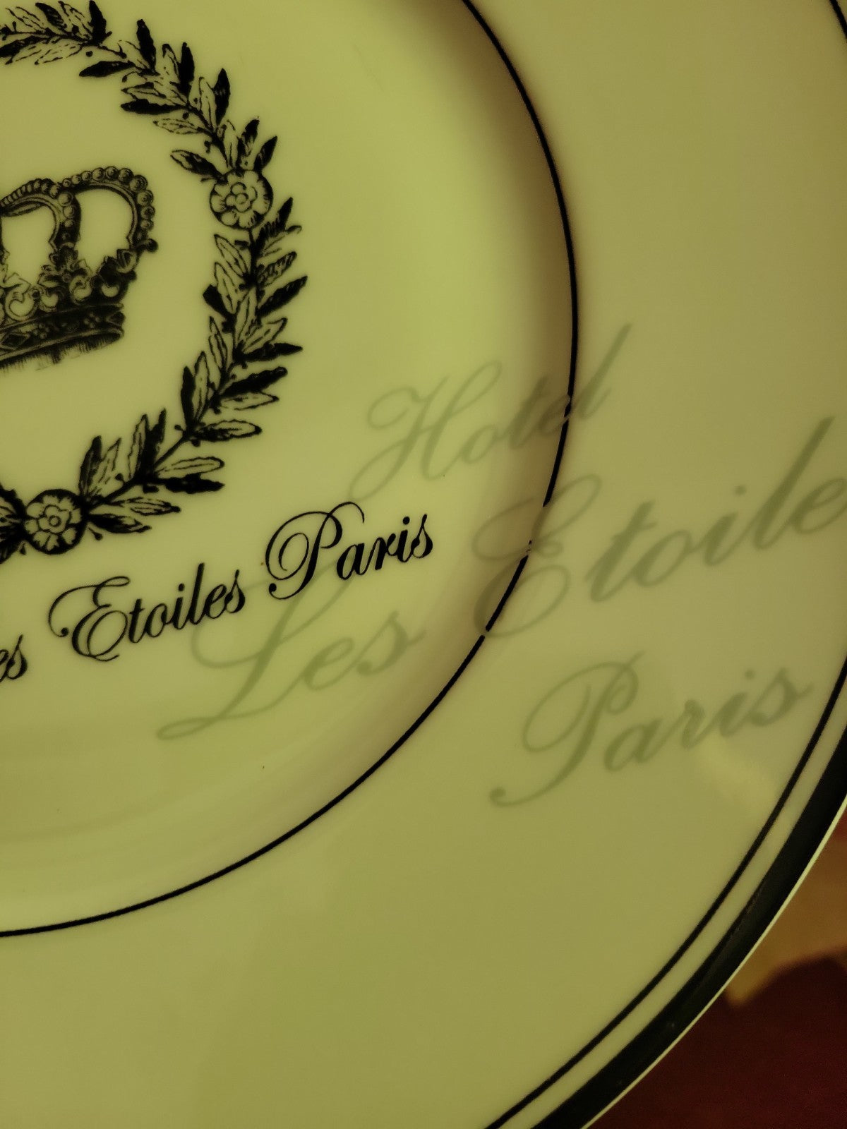 Hottel Les Etoiles Paris Dinner Plate