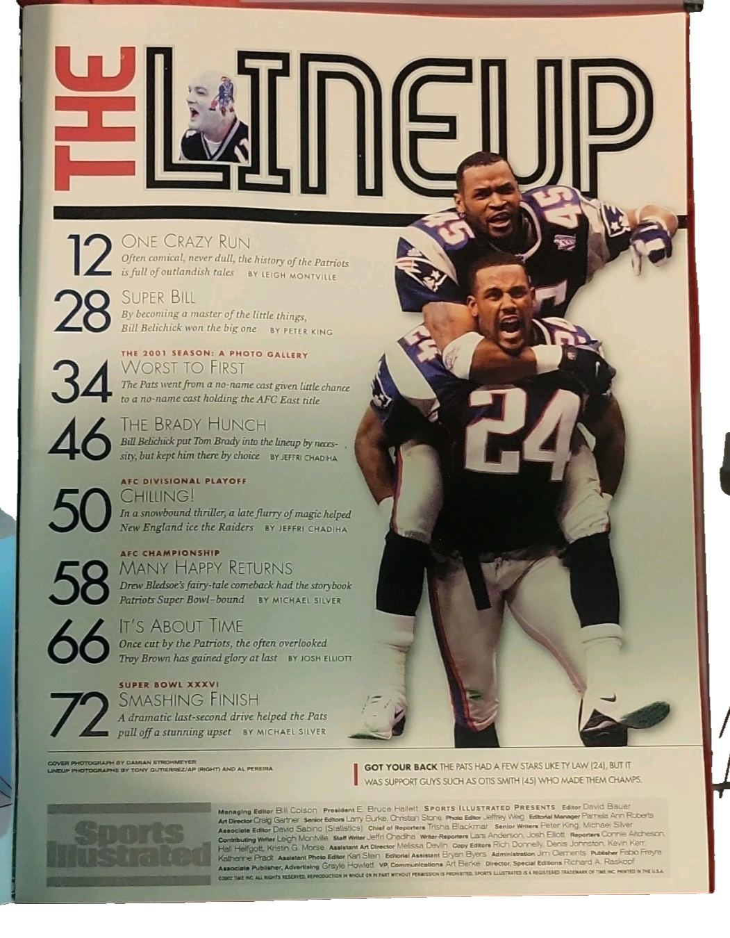 Sports Illustrated Super Bowl Tom Brady Original