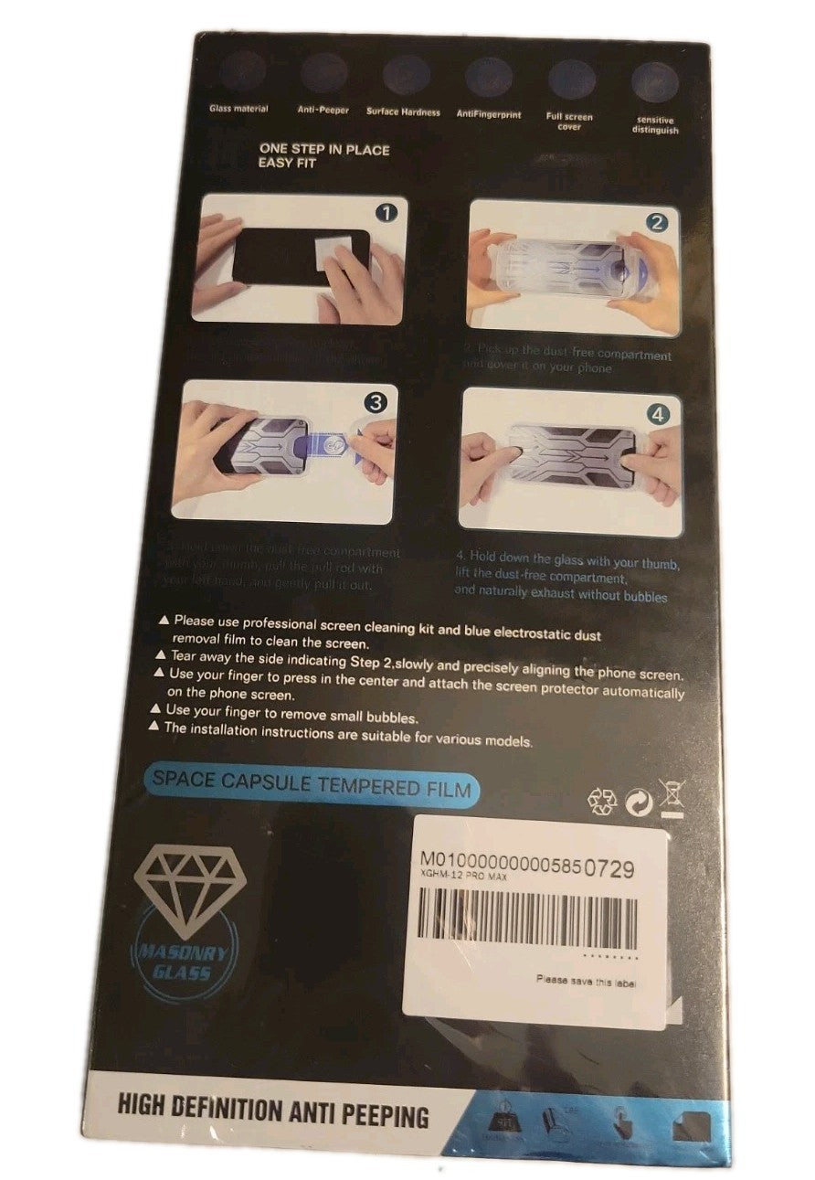 Apple 12 Pro Max  Screen Protector 