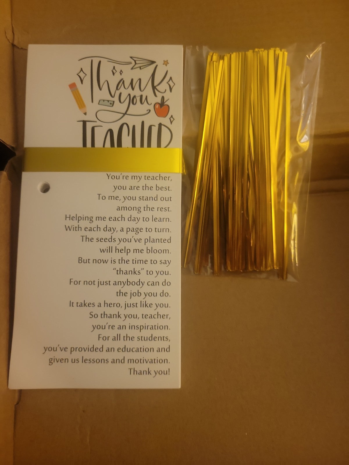Teacher Appreciation Gift Bags