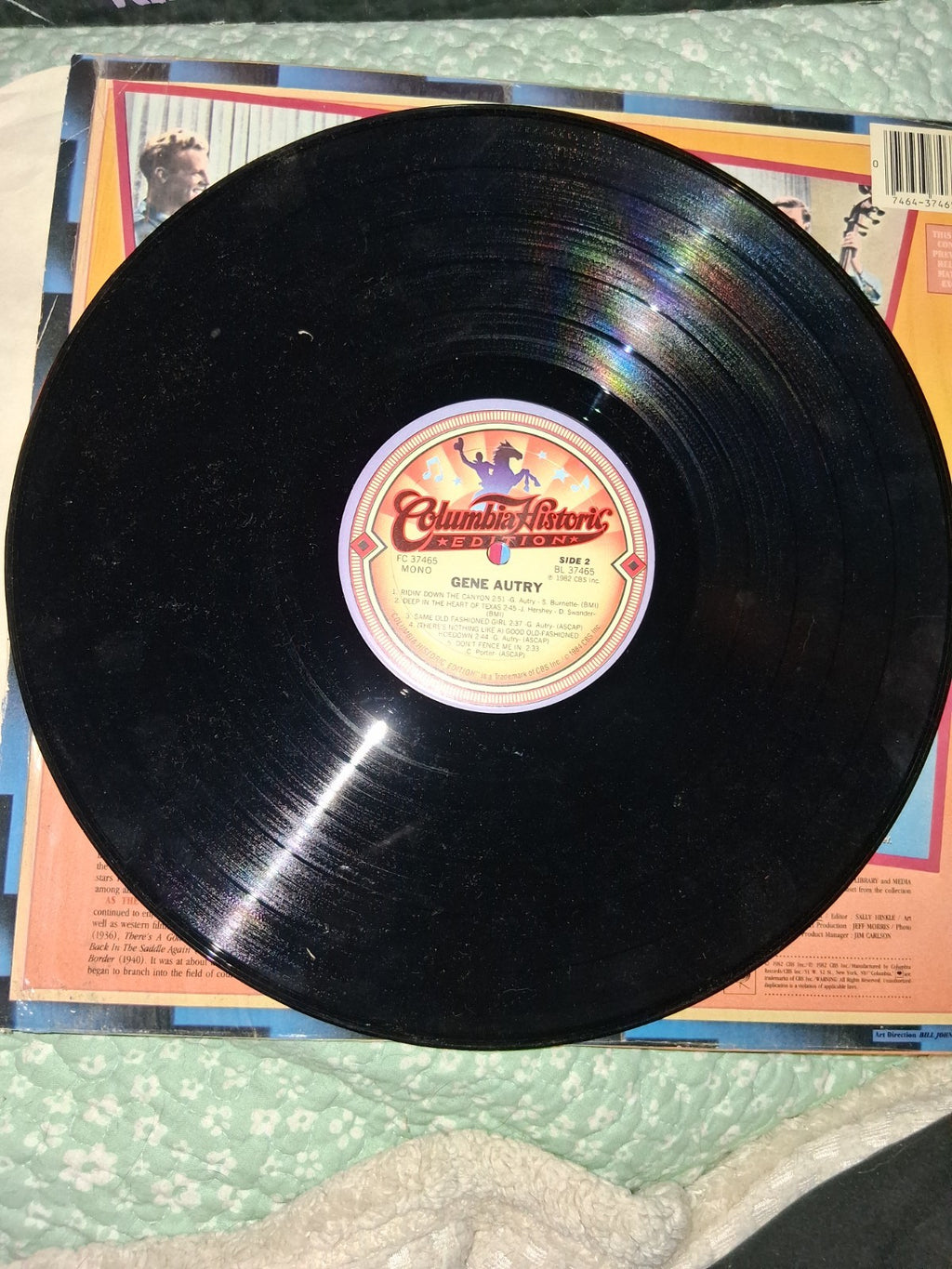SEALED GENE AUTRY COLUMBIA HISTORIC EDITION 1982 LP COUNTRY EC37465