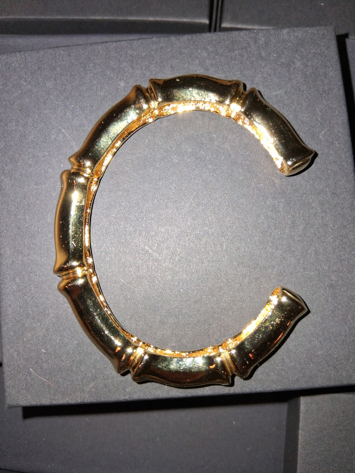 Bamboo Style Cuff Bracelet