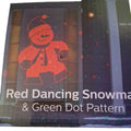 Red Dancing Snowman Projector