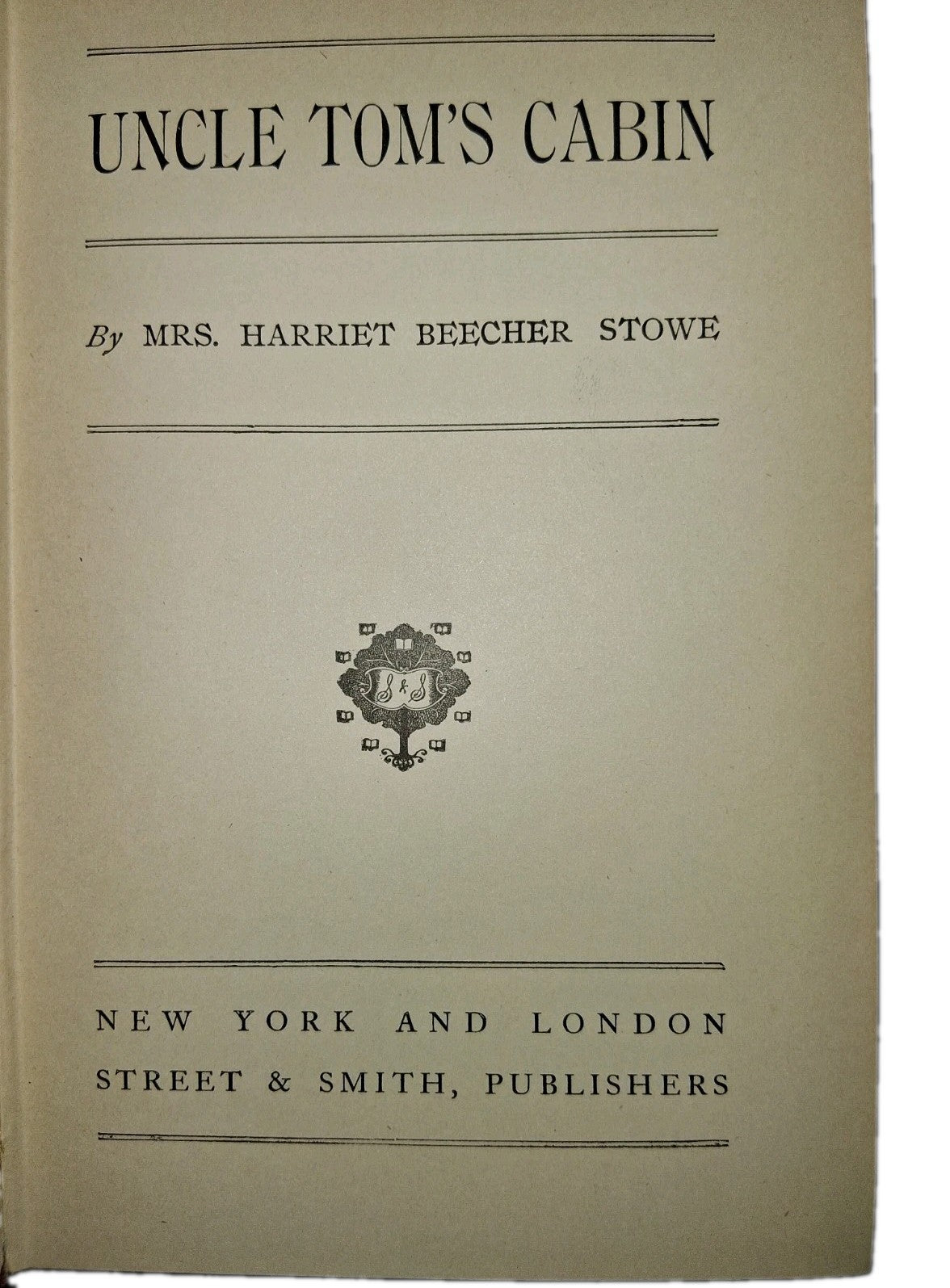 uncle toms cabin first edition