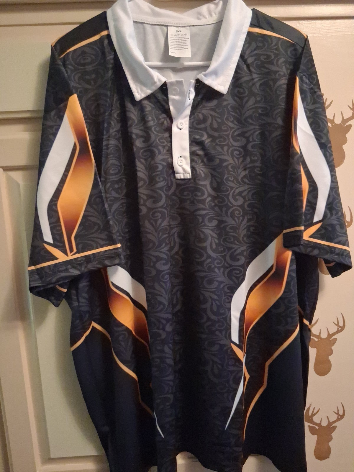 mens 5xl button down short sleeve shirts
