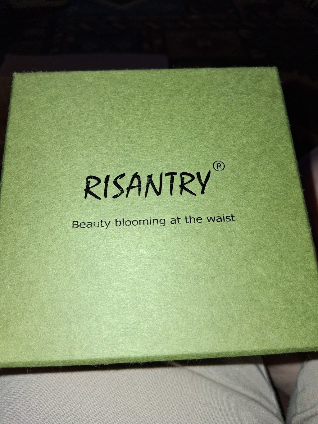 RISANTRY Women's Solid White Belt Size Small