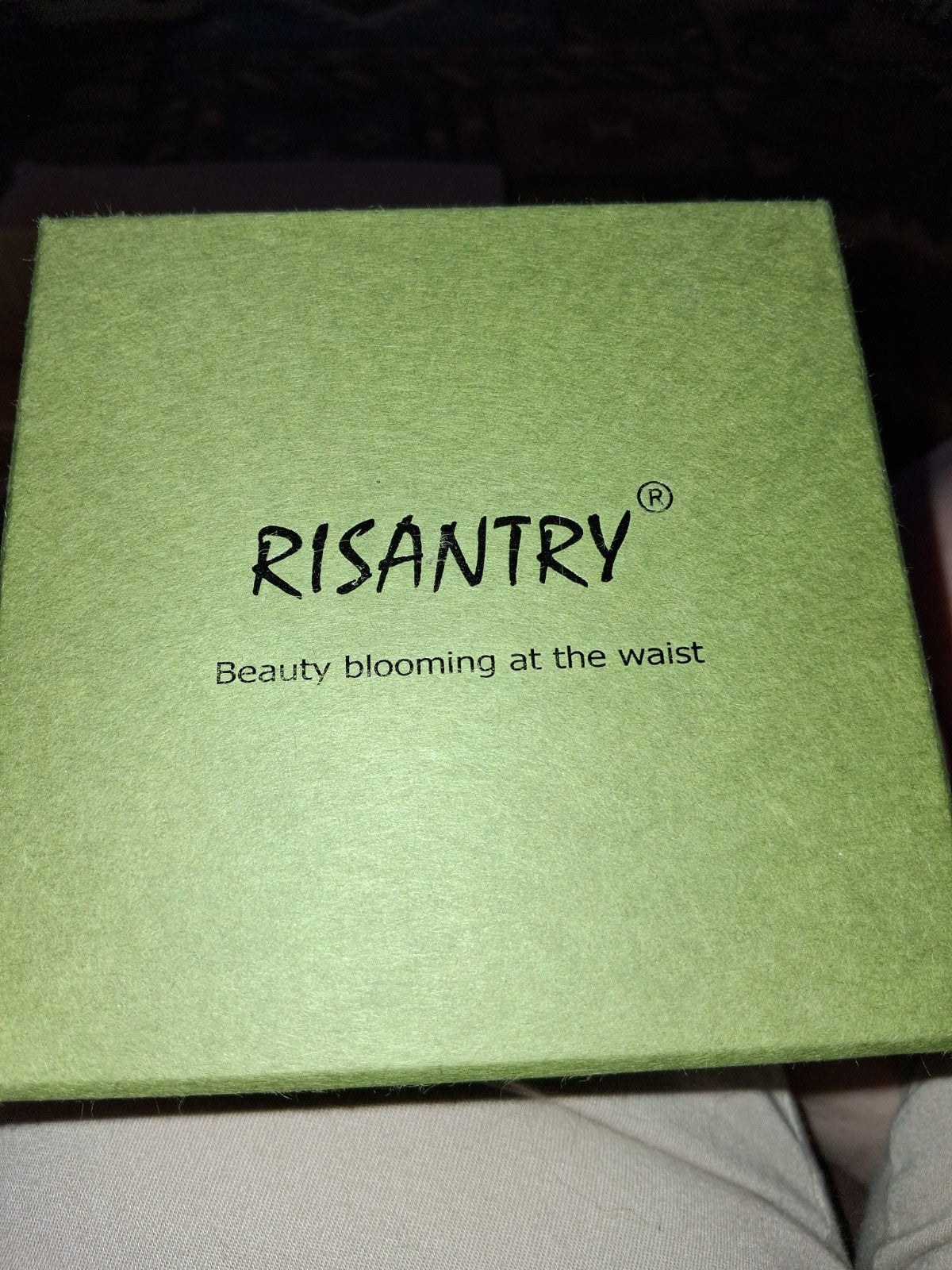 RISANTRY Women's Solid White Belt Size Small