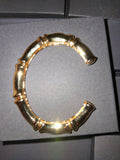Bamboo Style Cuff Bracelet