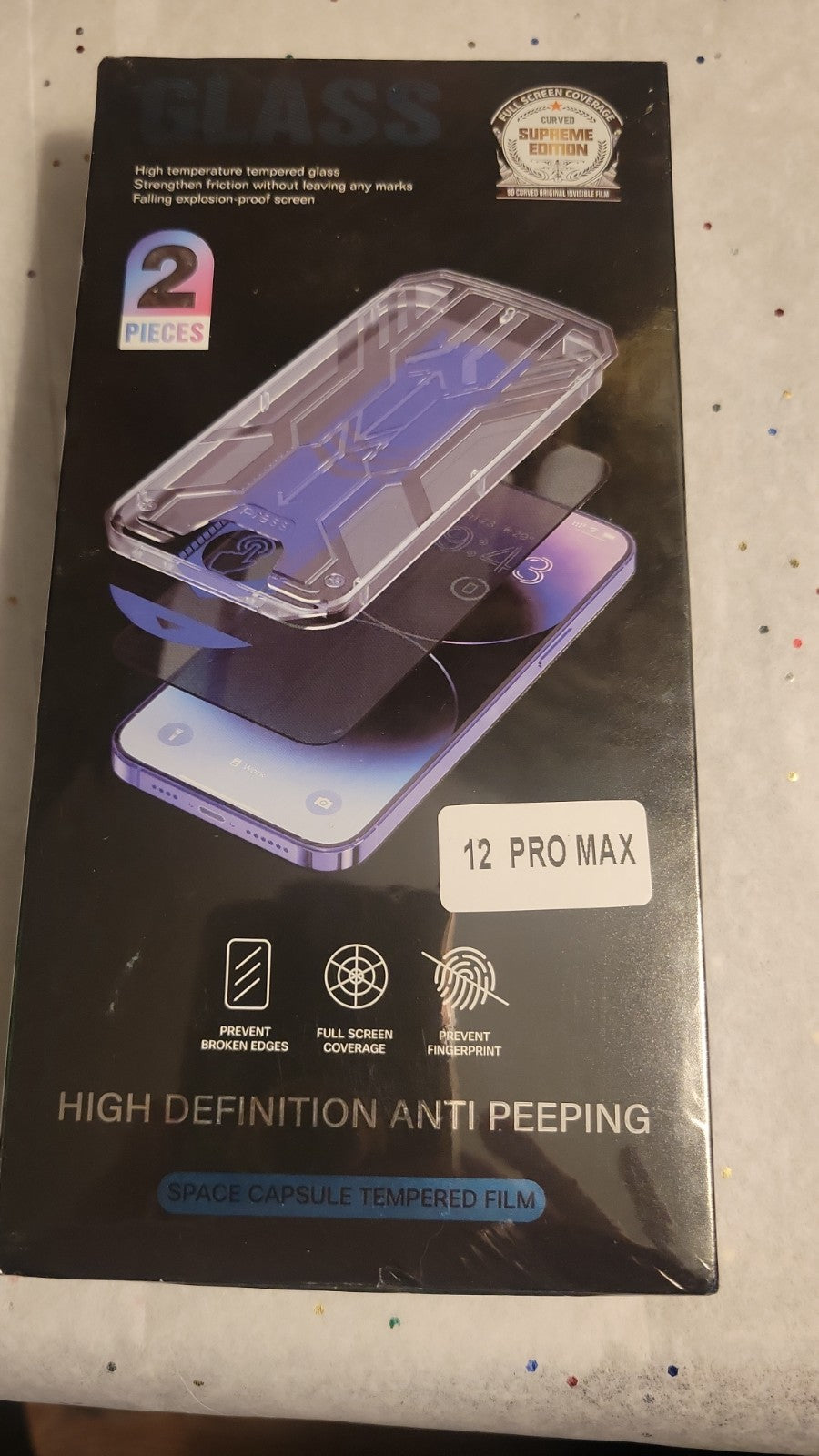 Apple 12 Pro Max  Screen Protector Clear