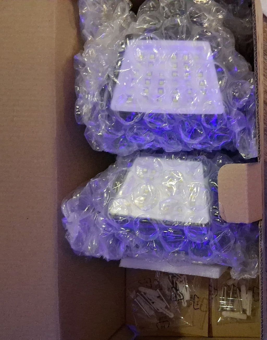   188 LED Motion Sensor Outdoor Lights, 4 Heads Security Light, 3 lights in BOX