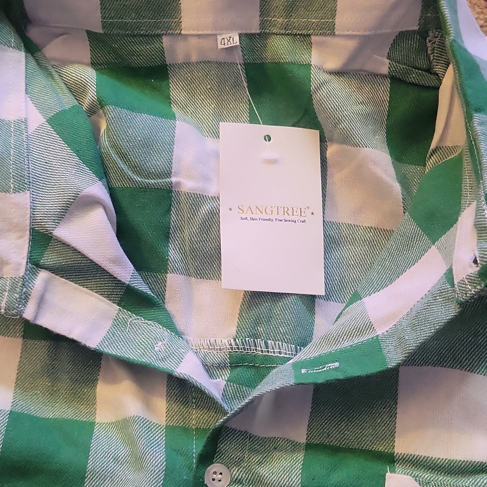 4XL Men's Cotton Shirt