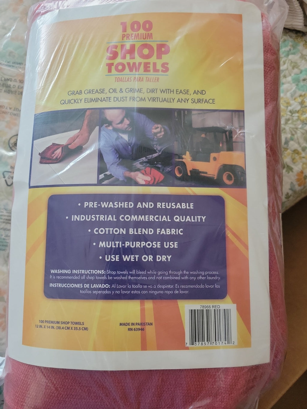 Auto Shop Rags BlendedCotton Size 12x14" 