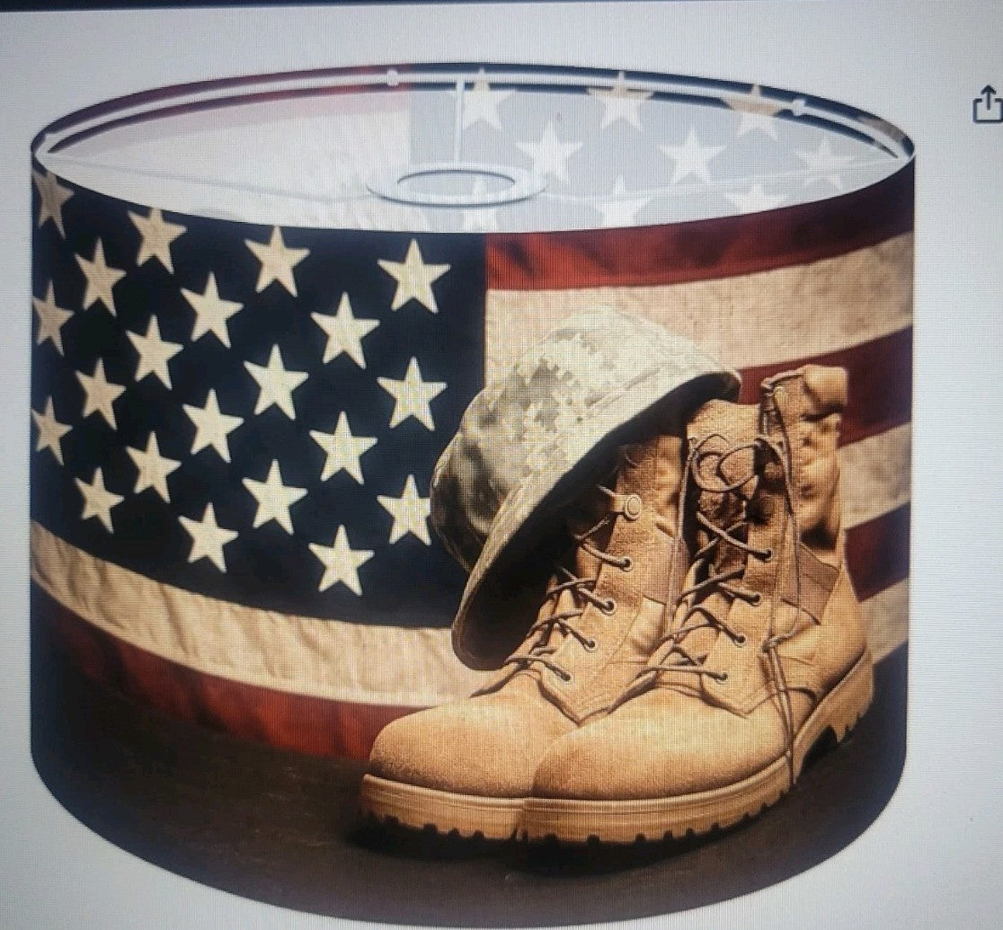American Flag shade