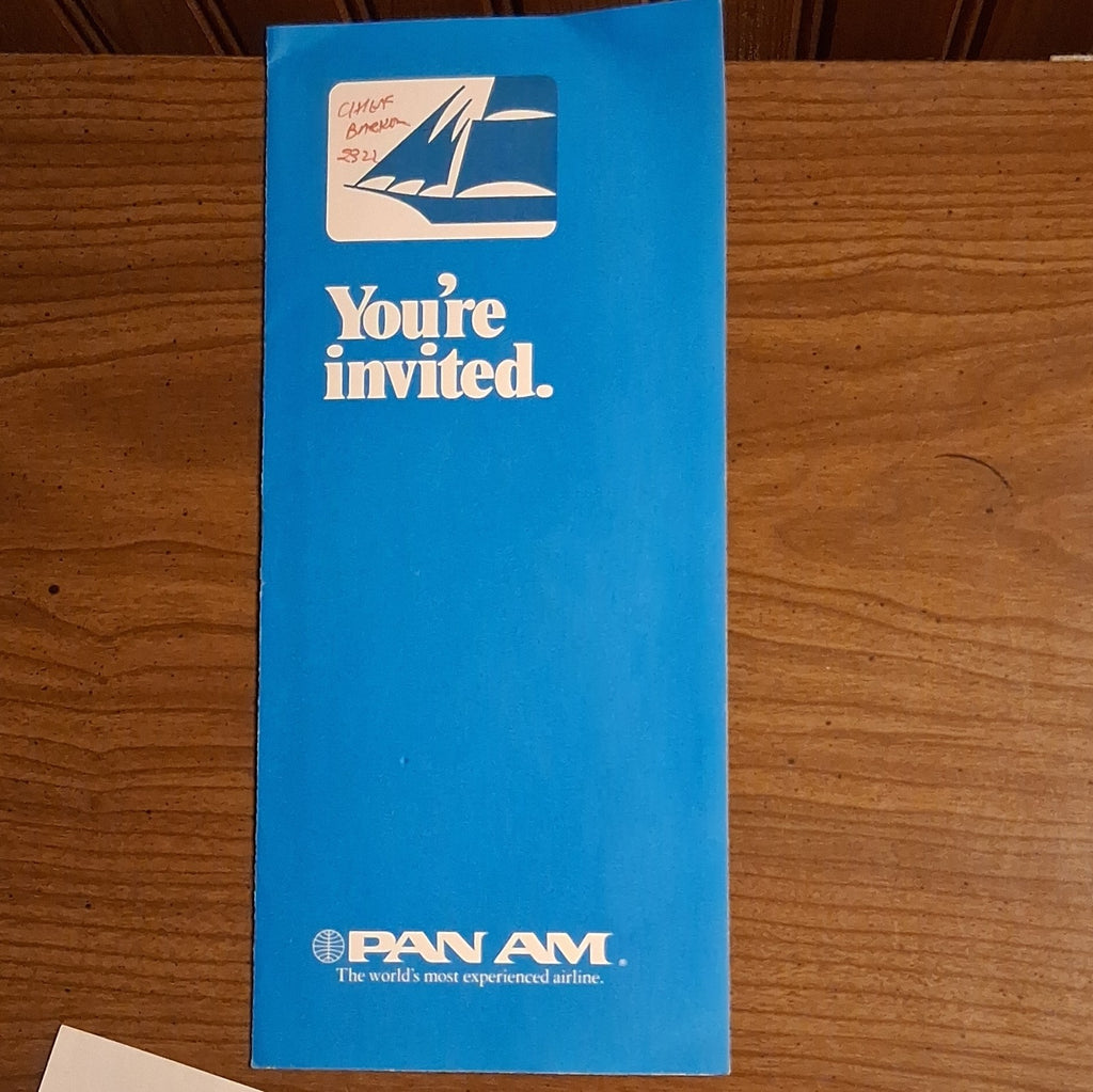 Pan Am Airlines vintage travel memorabilia collection 
