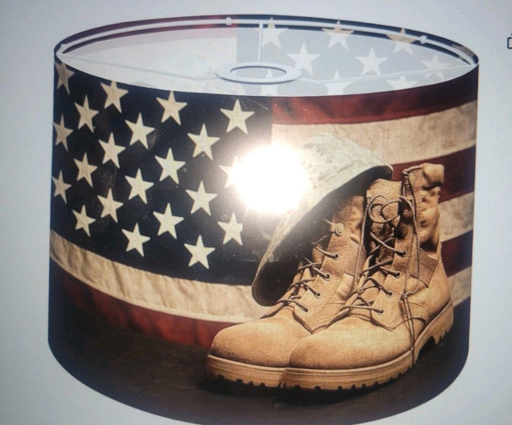 American Flag shade