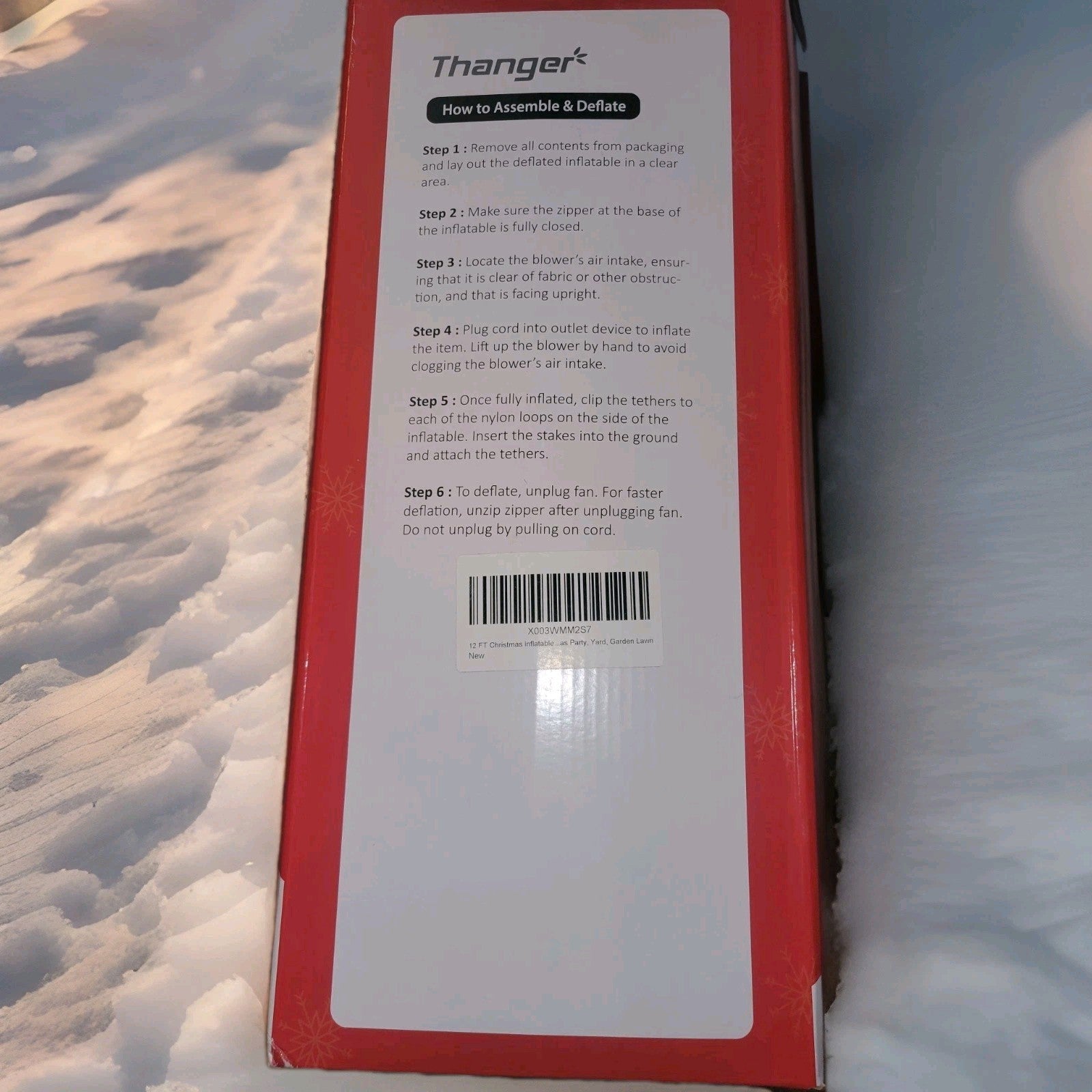  12FT Inflatable Santa Claus 