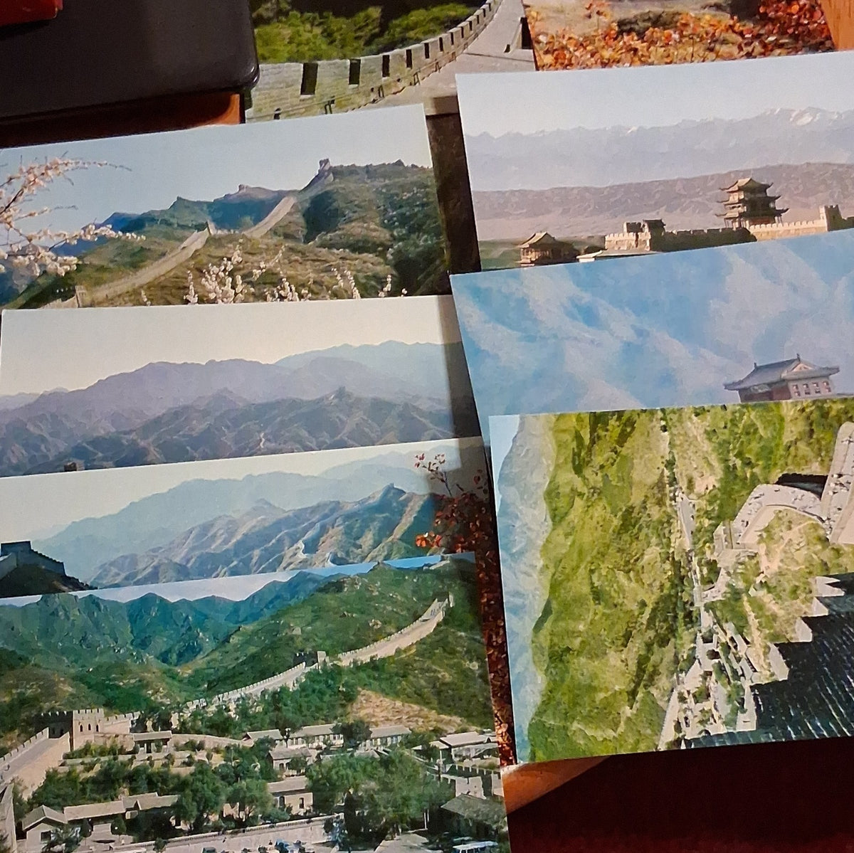 1978 The Great Wall and 1979 Huangshan Mountains postcard kit