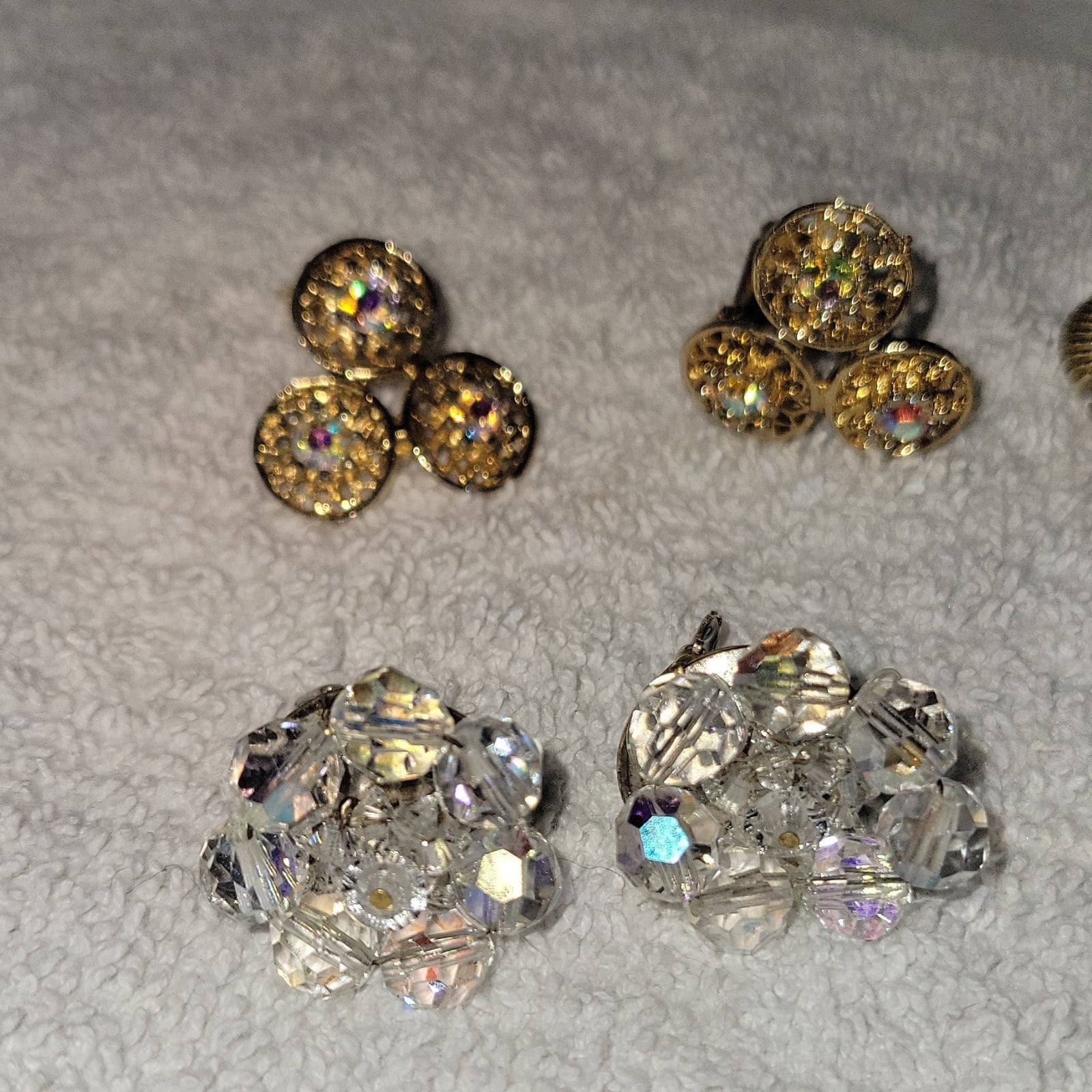 Vintage Clip-On Earrings 