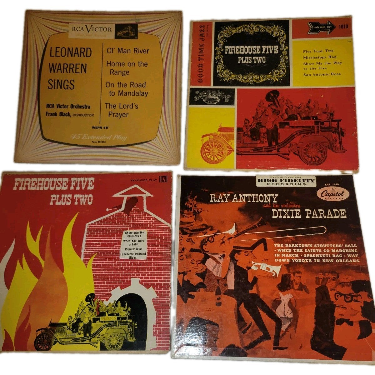  1953 7" 45 RPM Set of 4