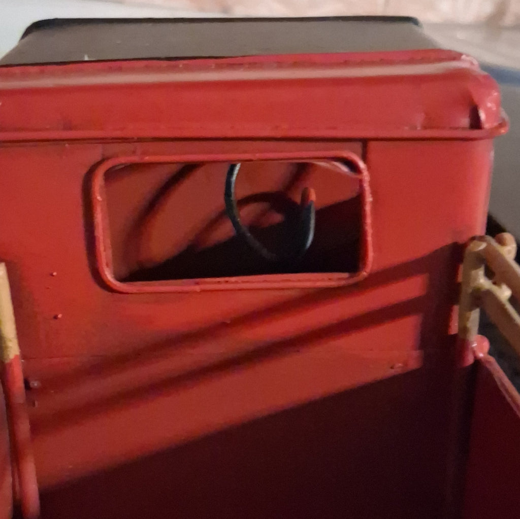 Vintagr Metal model of a 1931 Ford Fire Chief  Truck