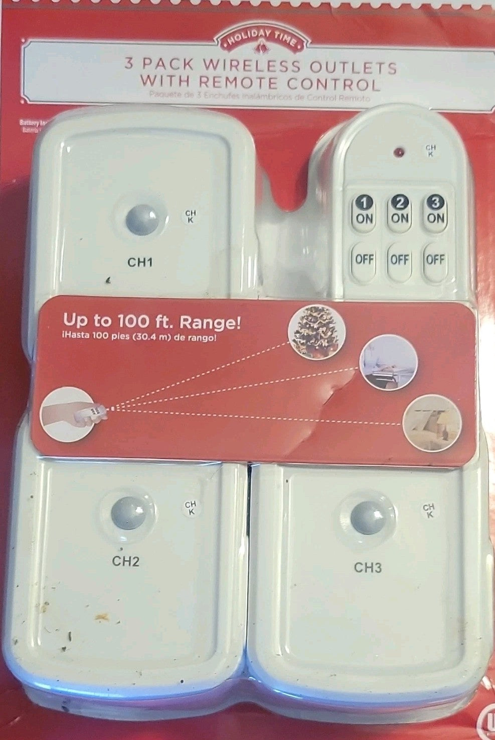 3 Outlets With Remote