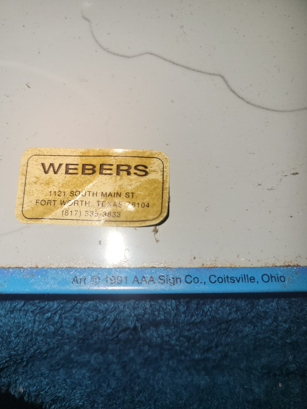 1991 Advertising Sign 