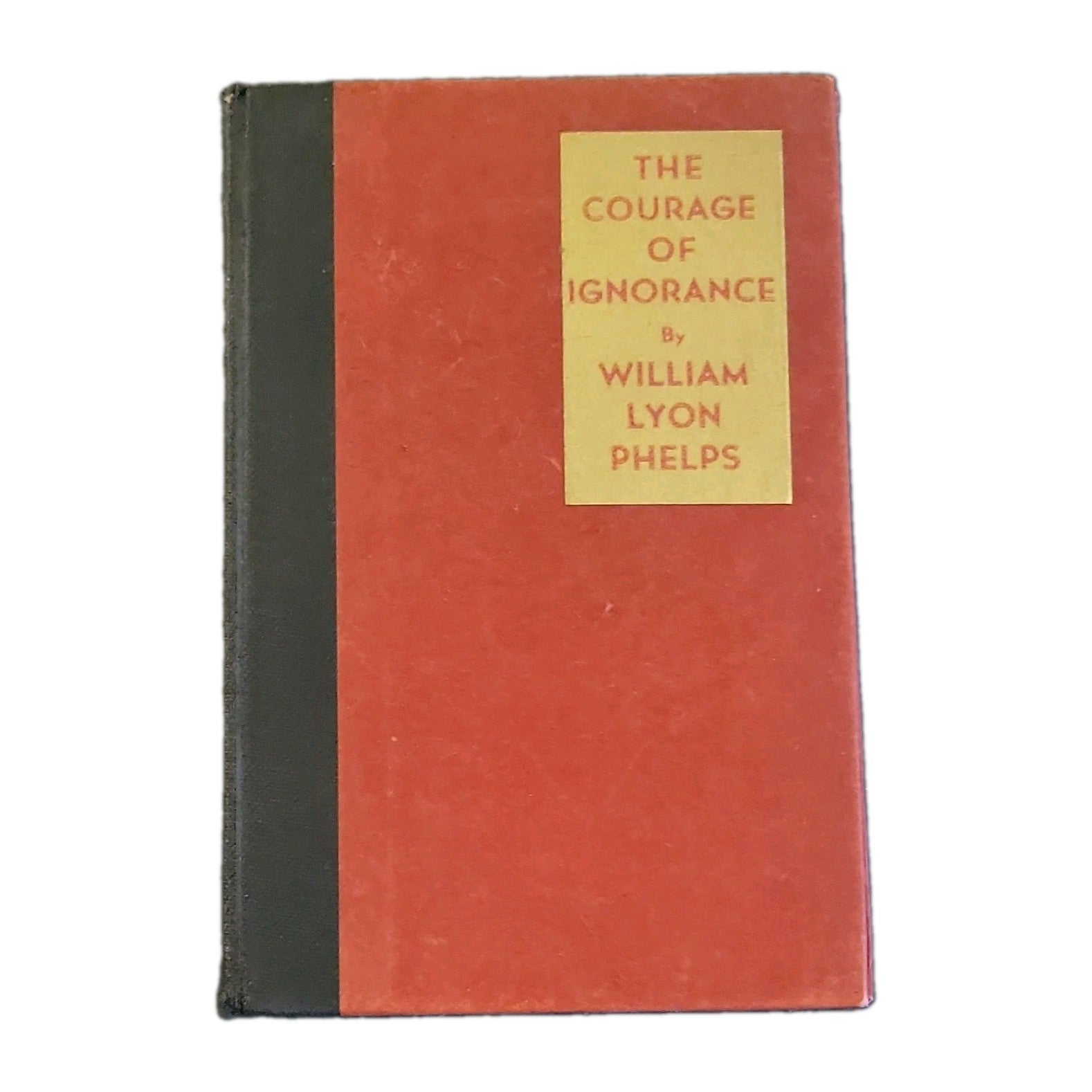 1933 The Courage of Ignorance 