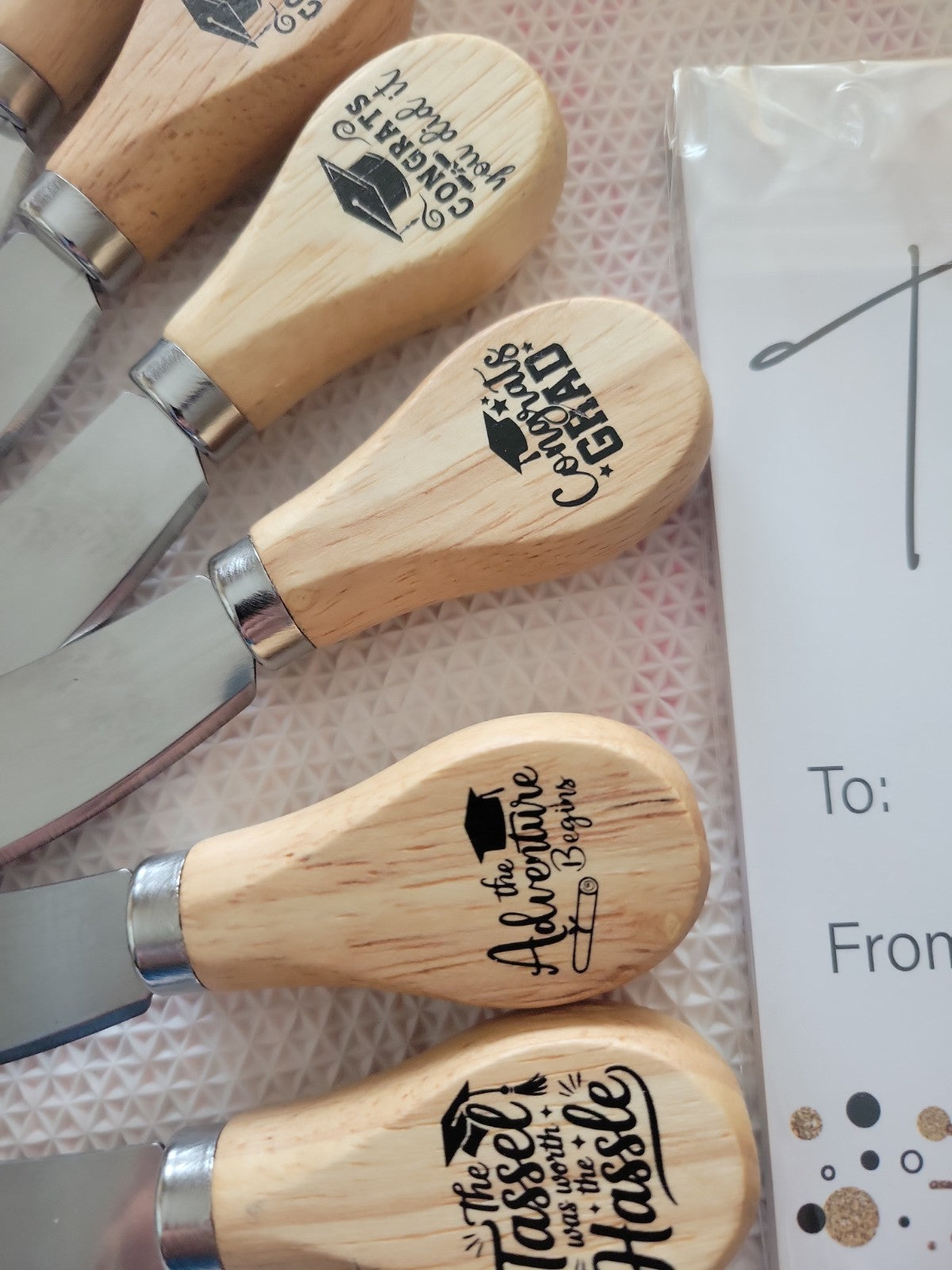  Cheese Spreaders W/ Bags