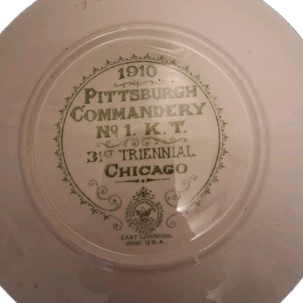 1910 Petersburg Commandery Plate