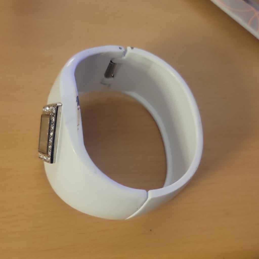 Pierre Bonnie White Bangle watch