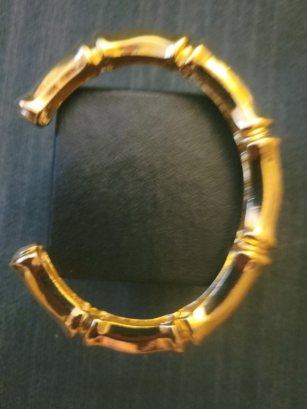 Bamboo Style Cuff Bracelet