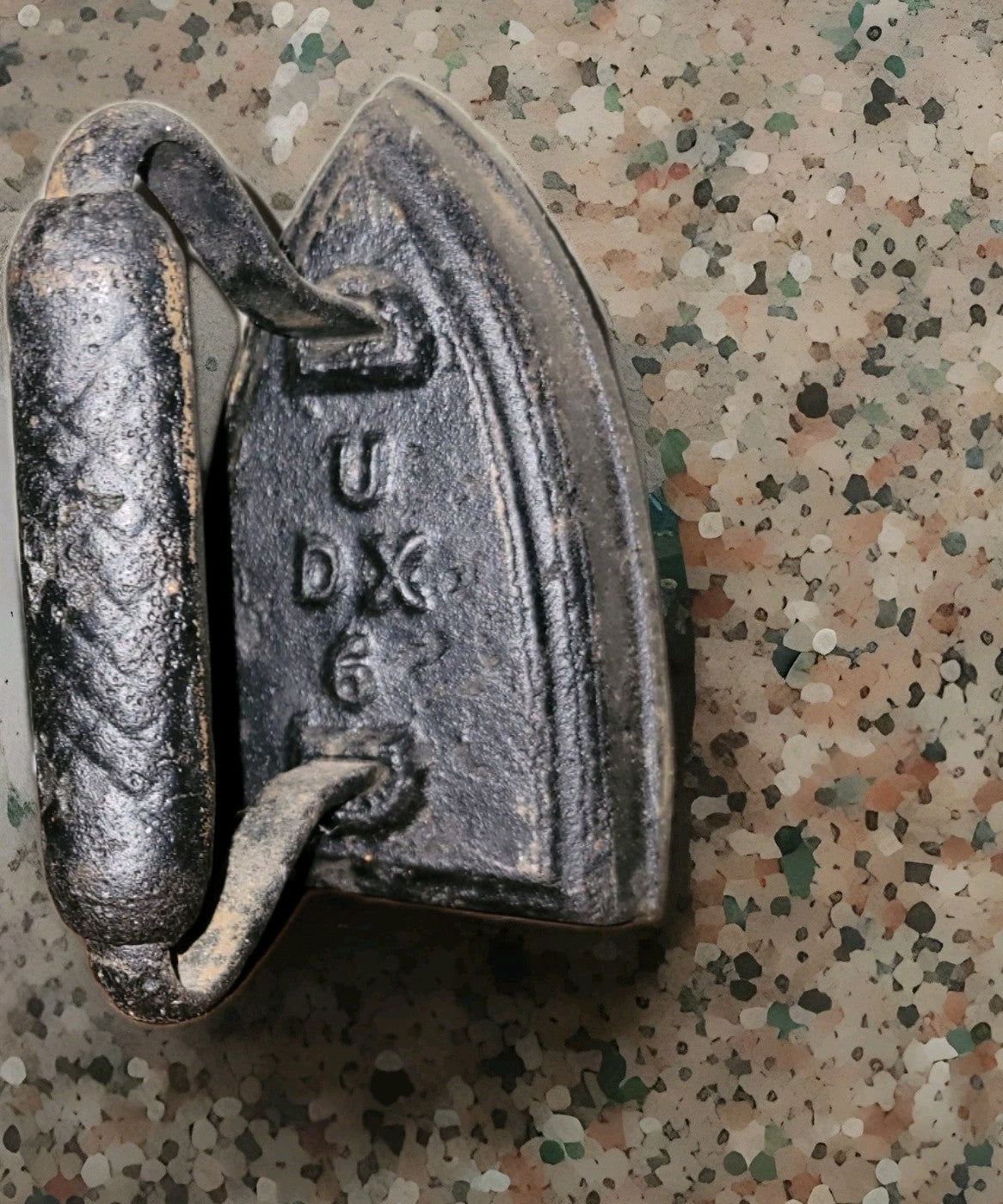 2 Cast Iron Sad each Unique Lot