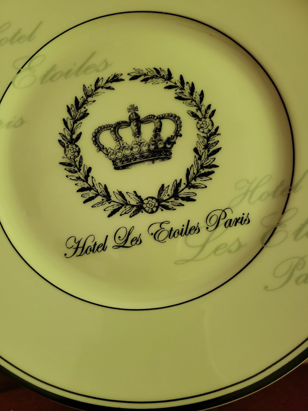 Hottel Les Etoiles Paris Dinner Plate