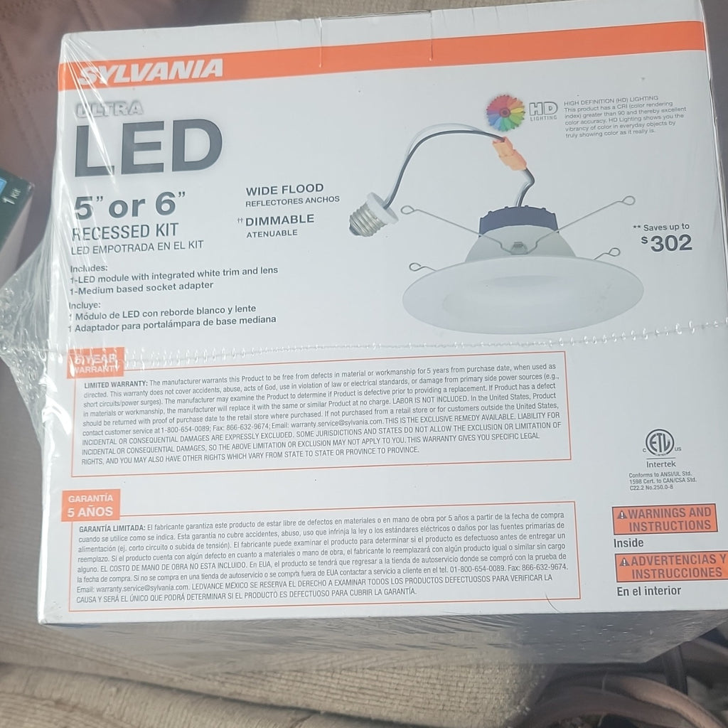 3 Sylvania Ultra LED Recessed Kits