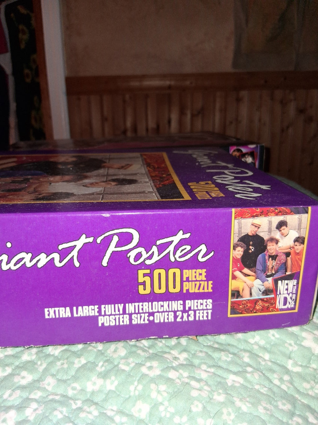 New Kids On the Block Giant Poster Puzzle 500 Piece, Vintage