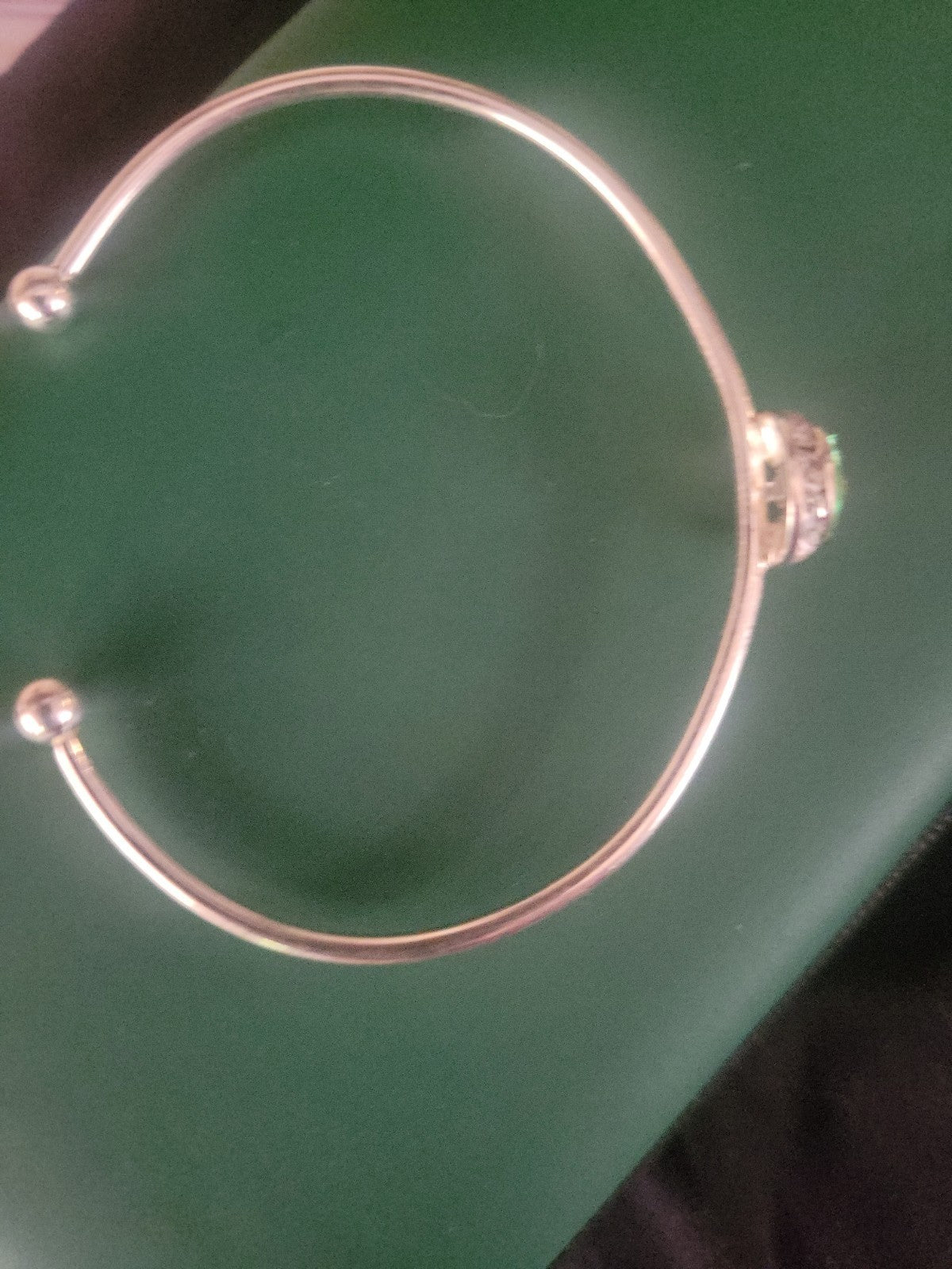 Aug Birthstone Peridot Sterling silver   