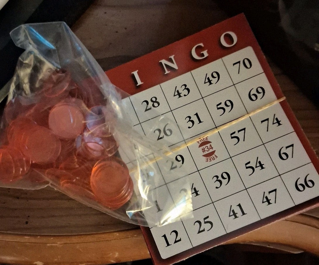 Game Gallery Solid Luxurious Wood Bingo Set