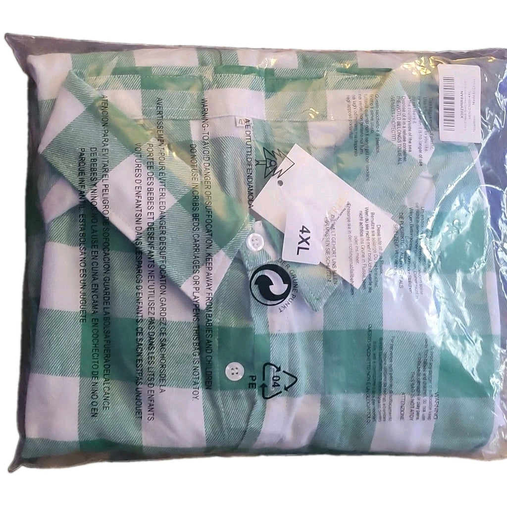 4XL Men's Cotton Shirt