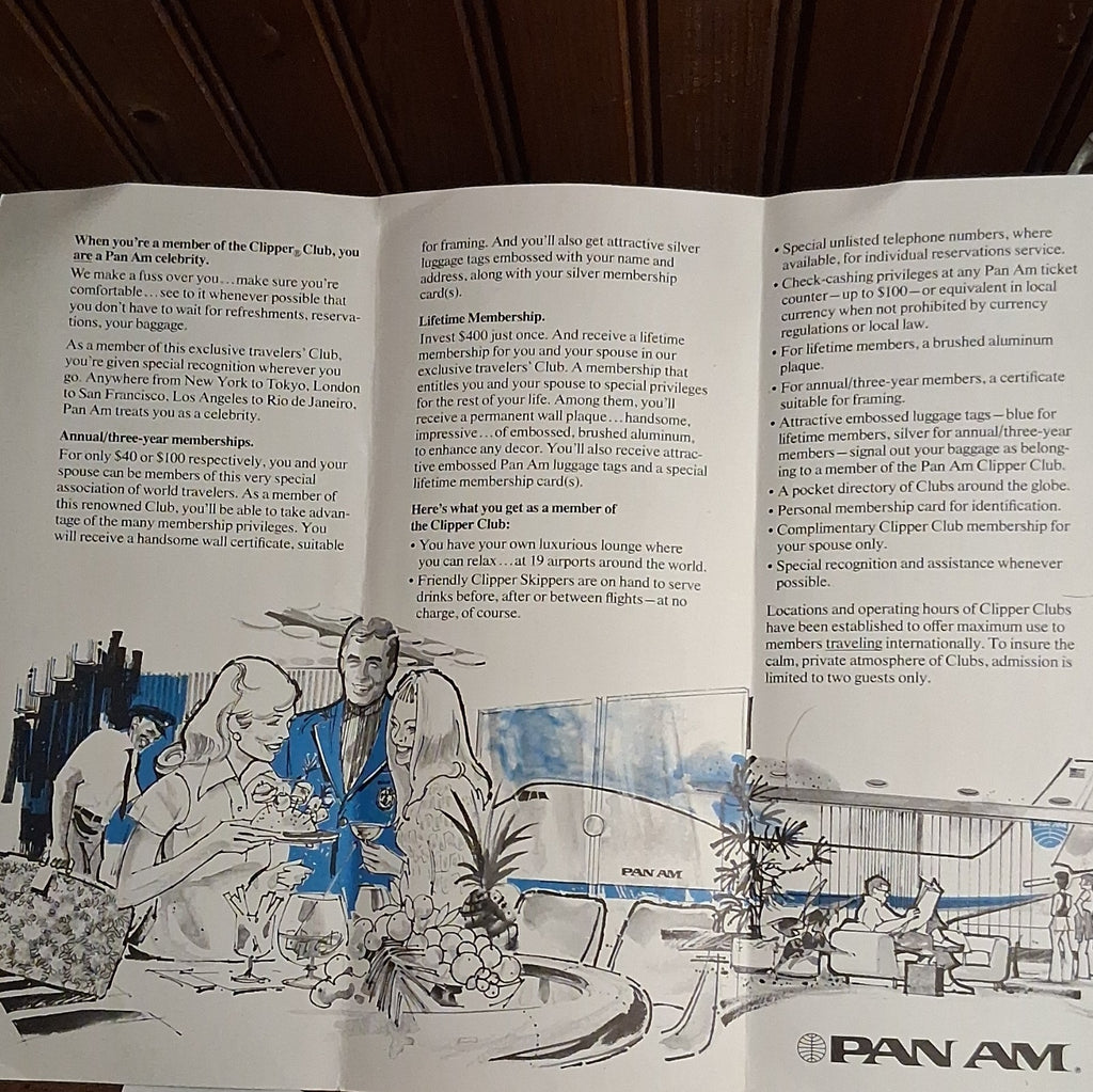 Pan Am Airlines vintage travel memorabilia collection 
