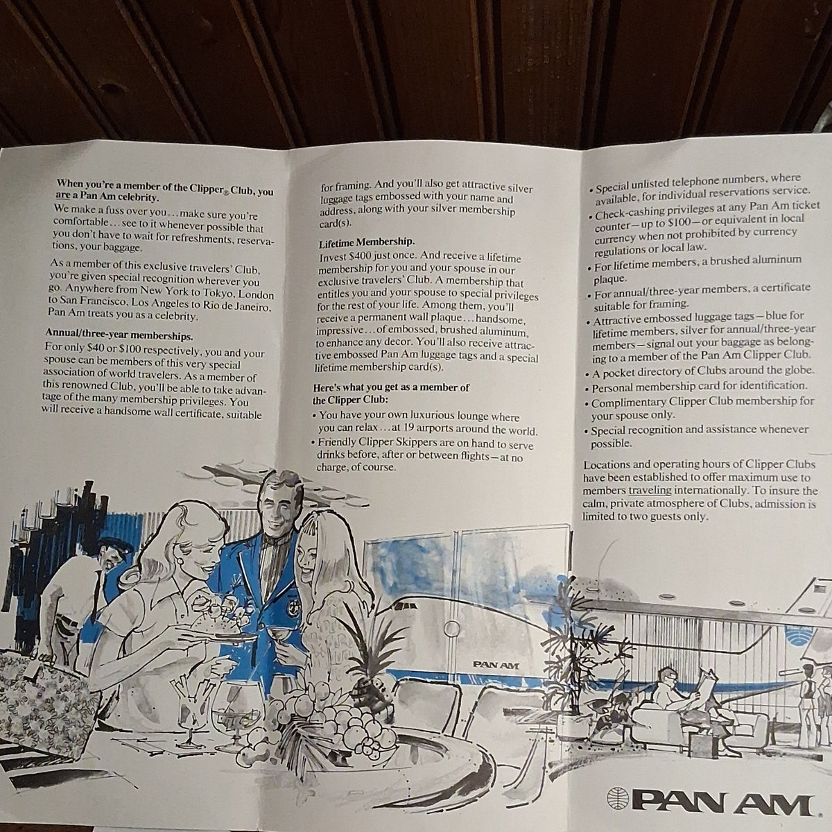 Pan Am Airlines vintage travel memorabilia collection 