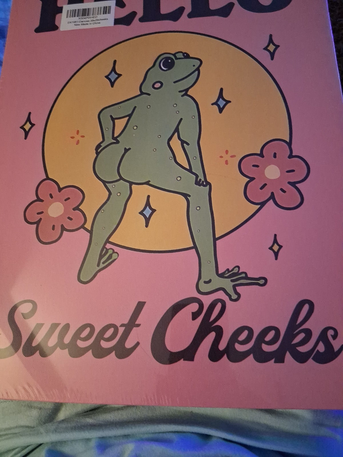 Hello Sweet Cheeks Canvas