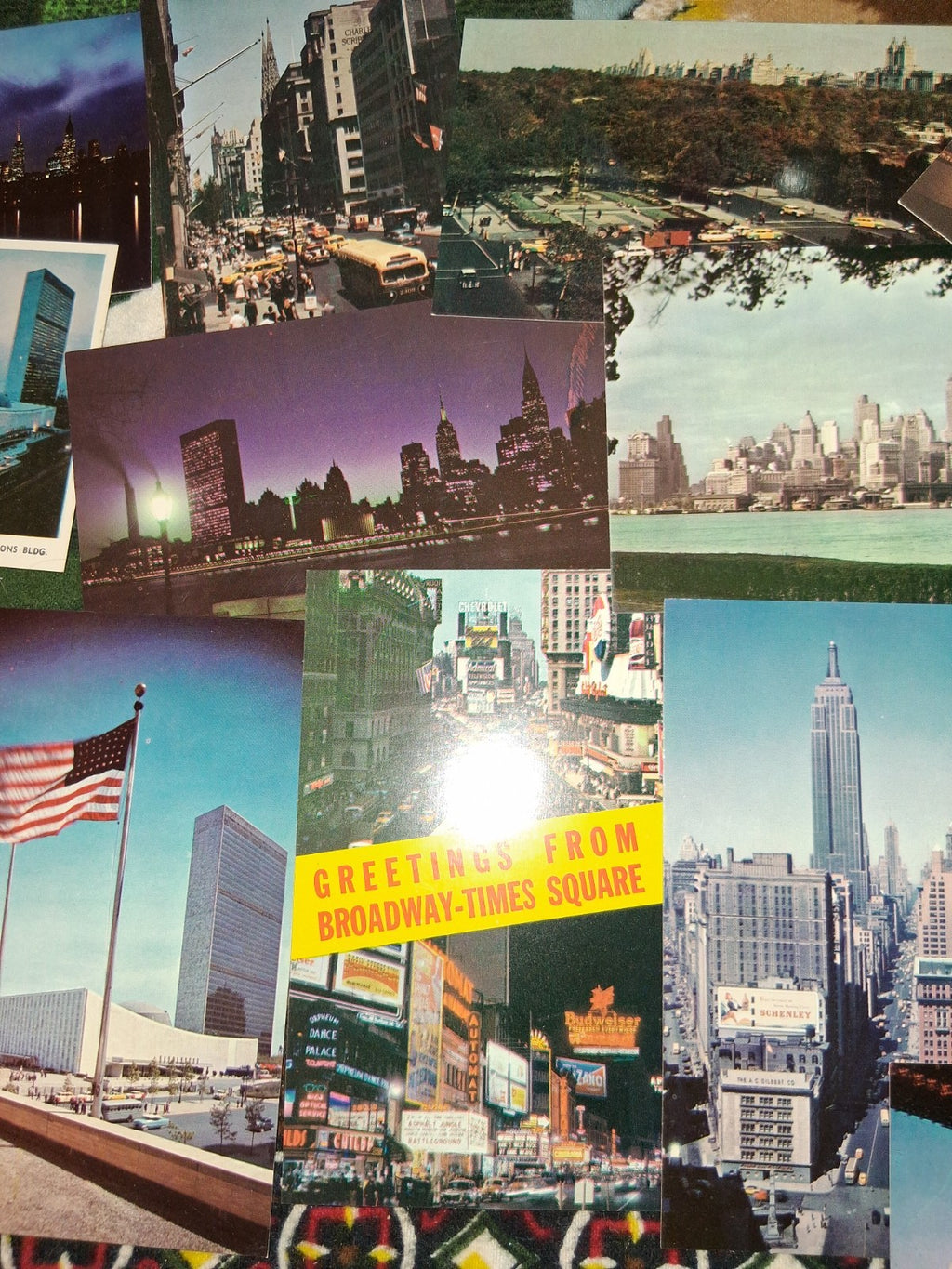 post card old new york