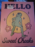 Hello Sweet Cheeks Canvas
