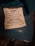 SHEET&JOY Bamboo Cooling Sheet Set Extra Deep Pocket Breathable  Queen Teal 